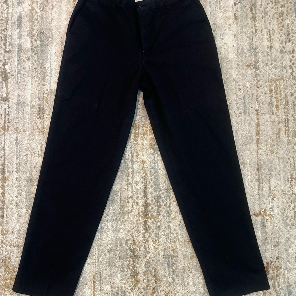 Cintas Black Comfort Flex Uniform  Work Pants Mens Waist 34 Style 945 35